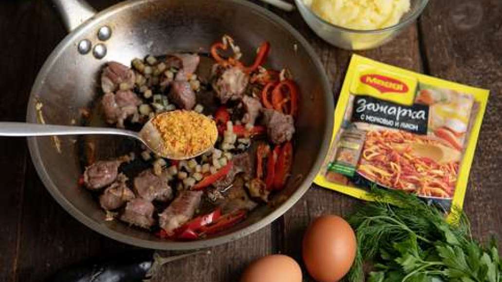 Шаг 2 - Картофельная запеканка с мясом