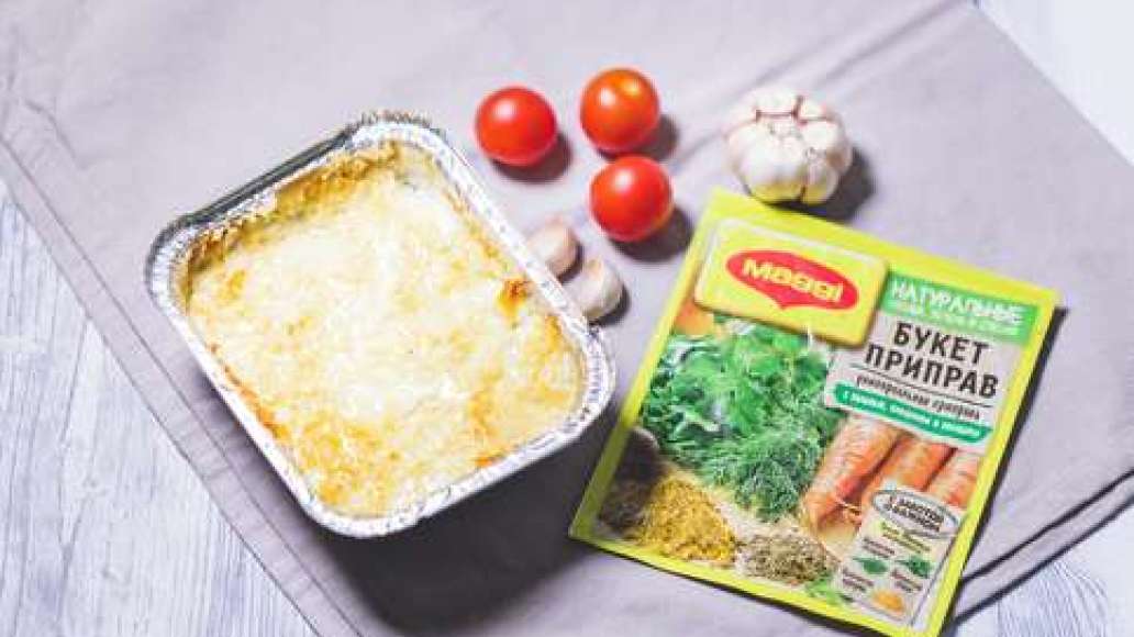 Шаг 4 - Румяная курица в духовке с картошкой гратен