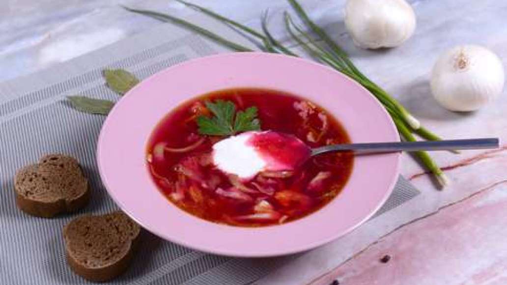 Шаг 6 - Борщ с фасолью и квашеной капустой