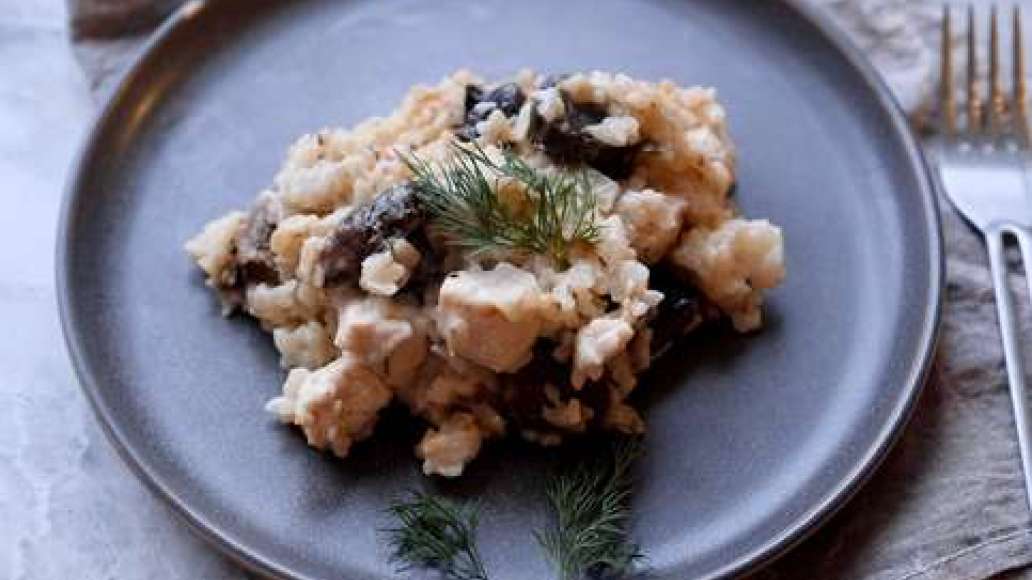 Шаг 7 - Классическое ризотто с курицей и сливочным соусом
