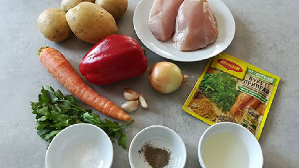 Шаг 1 - Вкусное жаркое из курицы
