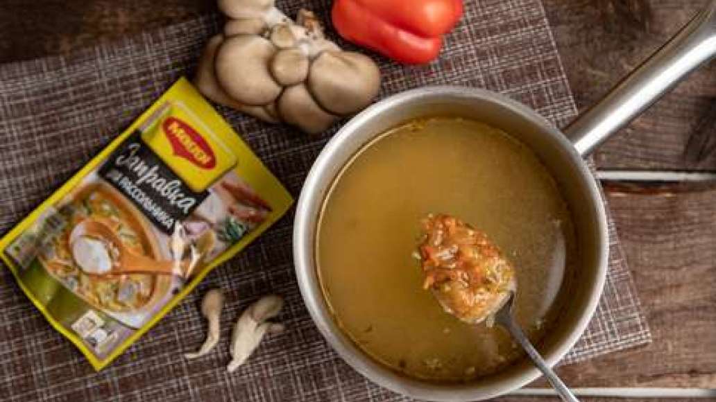 Шаг 2 - Суп рассольник с вешенками и овощами