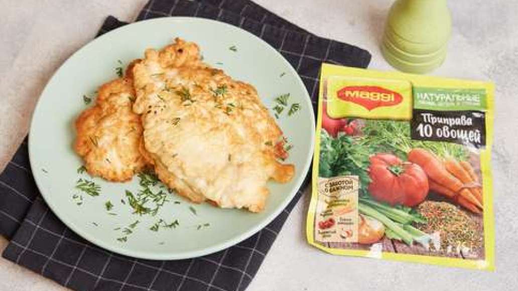 Шаг 3 - Отбивные из куриного филе в кляре