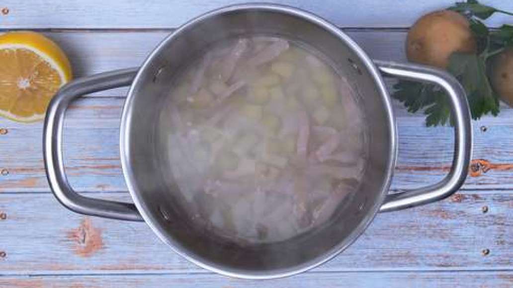 Шаг 3 - Солянка со свиными почками