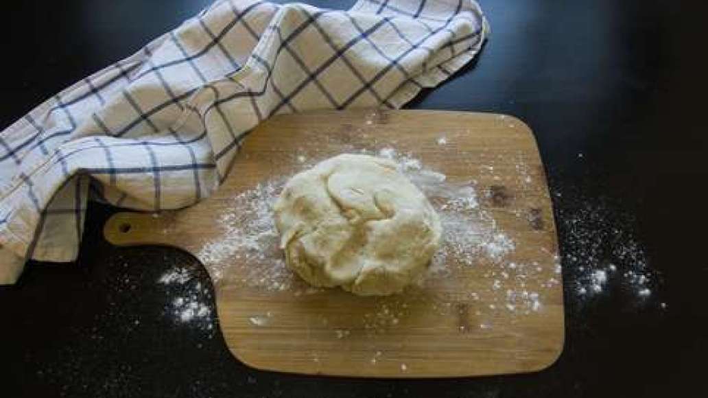 Шаг 3 - Лепёшки с творогом и шпинатом