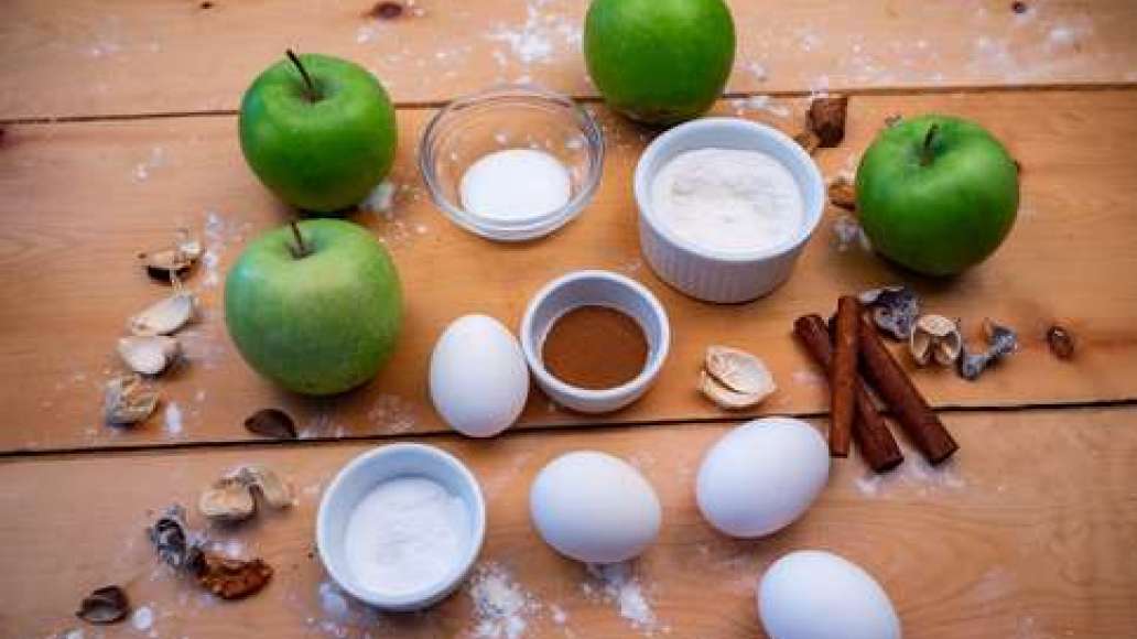 Шаг 1 - Шарлотка из рисовой муки