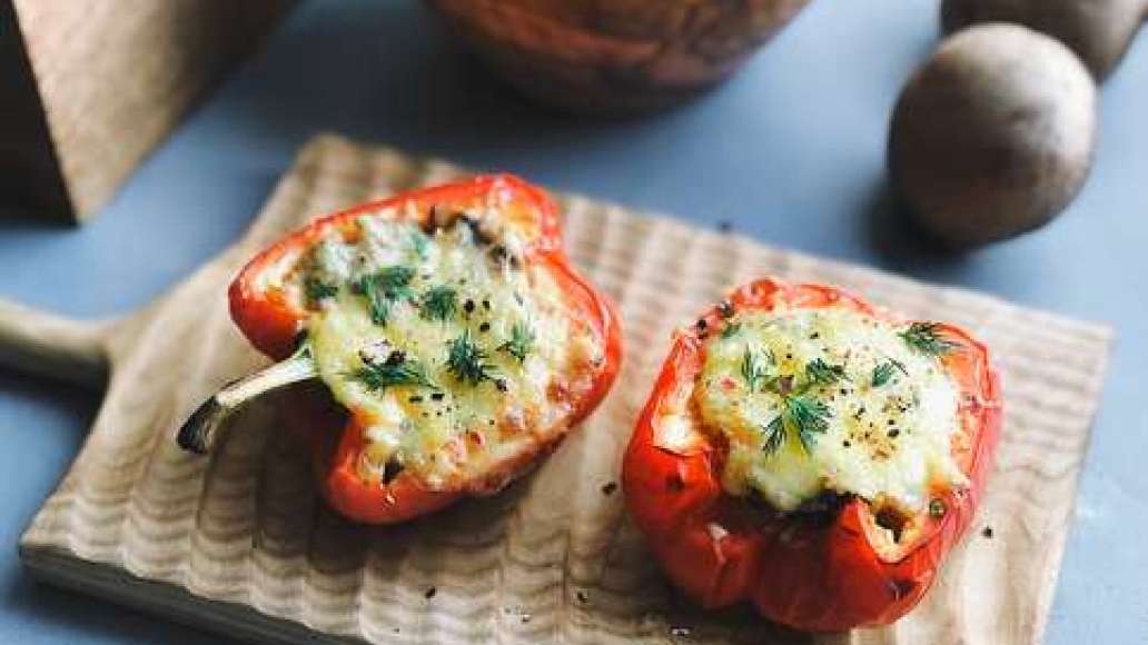 Шаг 11 - Фаршированные перцы с грибами