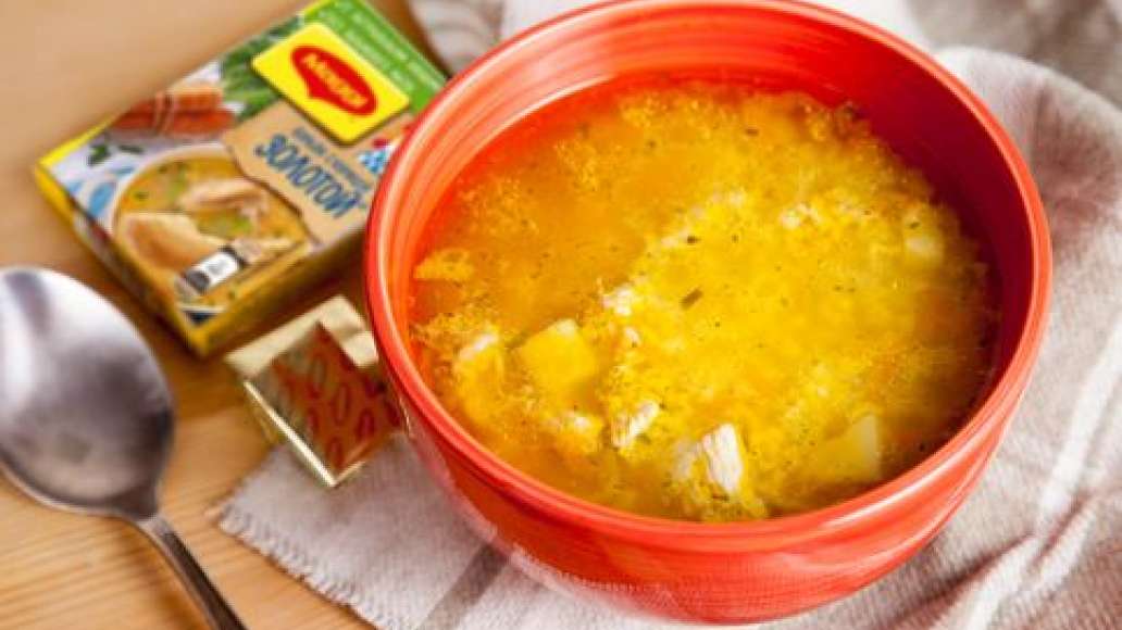 Шаг 6 - Суп с индейкой и пшеном