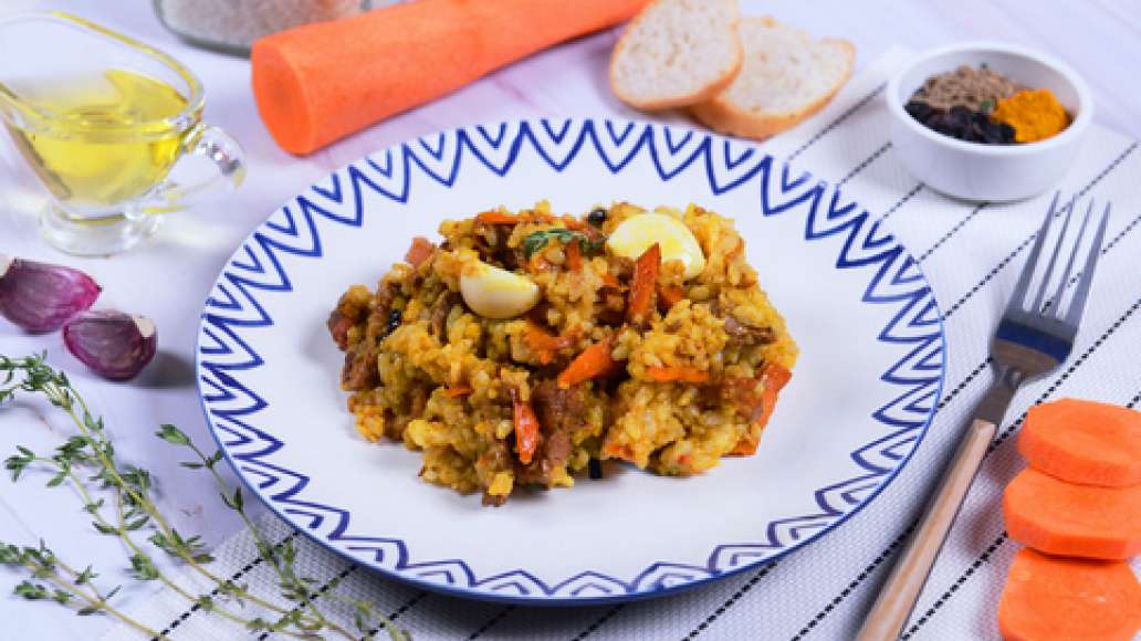 Шаг 6 - Мясной плов в казане