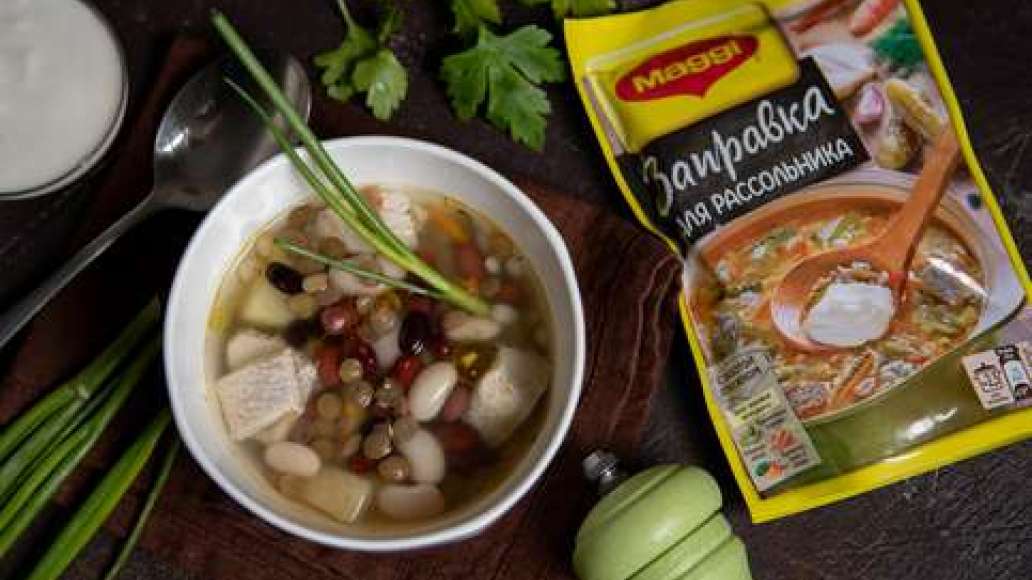 Шаг 3 - Рассольник с чечевицей и курицей