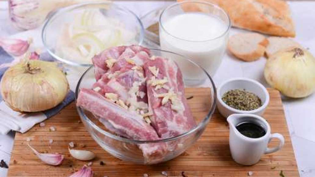 Шаг 1 - Шашлык из свиных ребрышек