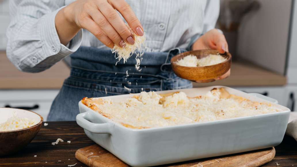 Шаг 7 - Румяная лазанья с начинкой из мясного фарша и баклажанов