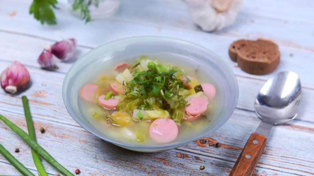 Шаг 6 - Солянка с солеными огурцами