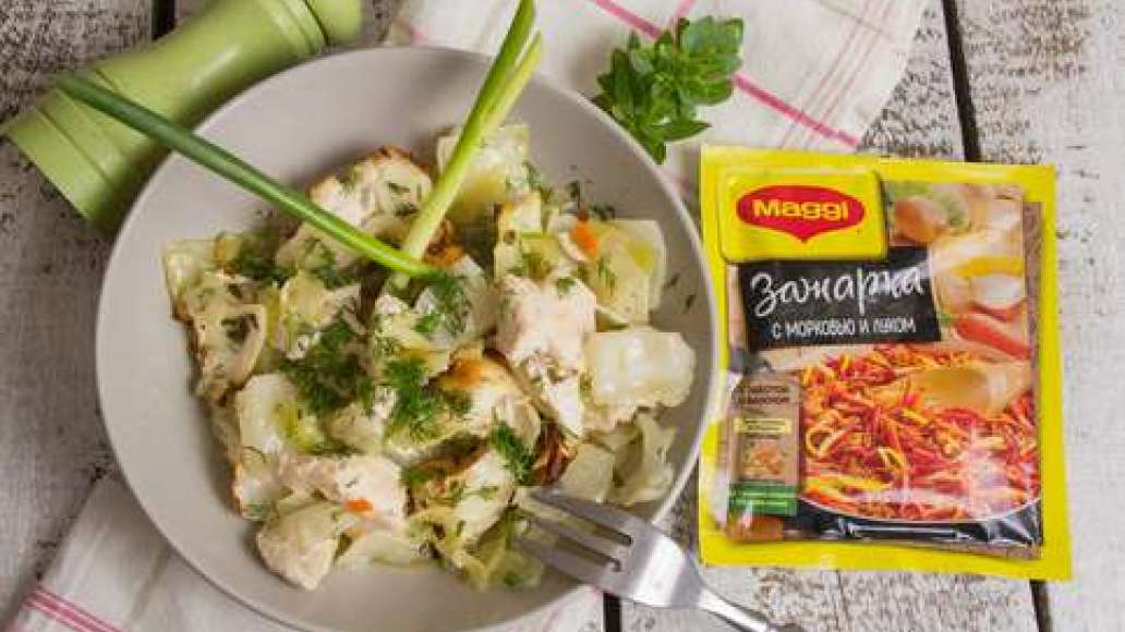 Шаг 3 - Жаркое по-домашнему с капустой и куриным филе