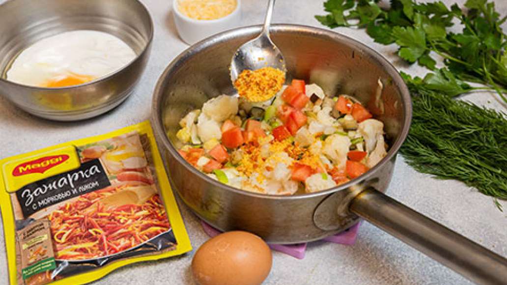 Шаг 2 - Картофельная запеканка с овощами в духовке