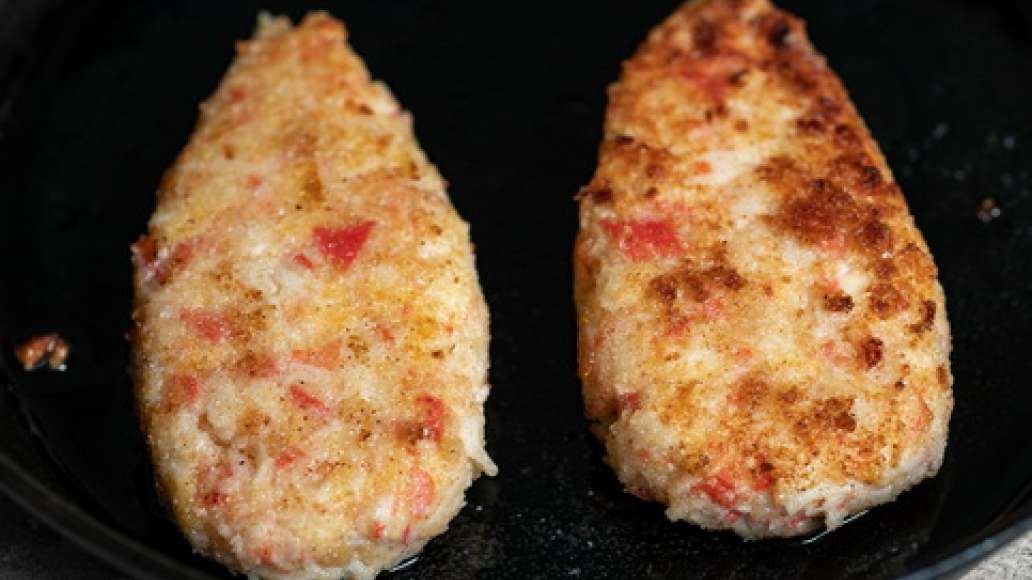 Шаг 3 - Котлеты из крабовых палочек с сыром