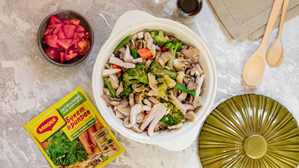 Все ингредиенты перемешать и добавить приправу MAGGI® Приправа универсальная Букет приправ. Все ингредиенты перемешать и добавить приправу MAGGI® Приправа универсальная Букет приправ.