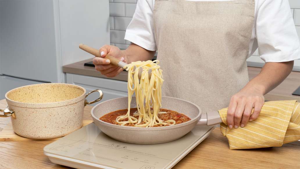 Макароны в томатно-мясном соусе болонез: шаг 4