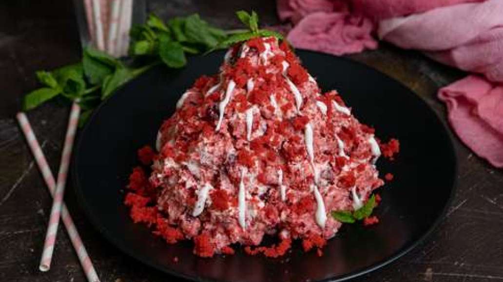 Шаг 4 - Торт  панчо алый с вишней и гранатом