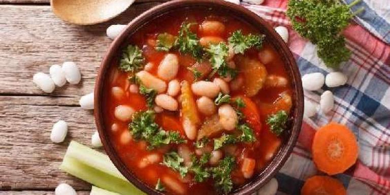 Мексиканский суп с консервированной фасолью - рецепт с фото от Магги
