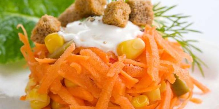 Салат из моркови с кукурузой - рецепт приготовления с фото от Maggi.ru