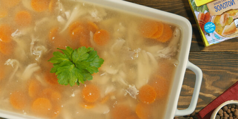 Ароматный холодец с курицей и желатином - рецепт приготовления с фото от Maggi.ru