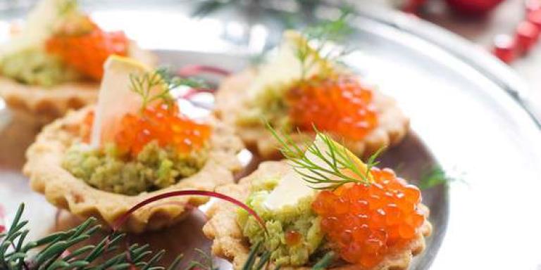 Тарталетки с красной икрой и авокадо - рецепт приготовления с фото от Maggi.ru