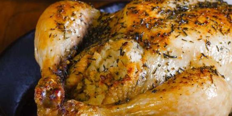 Курица в духовке целиком в фольге: рецепт с фото от Магги