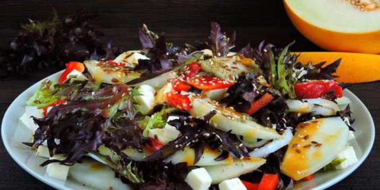 Овощной салат с дыней - рецепт приготовления с фото от Maggi.ru