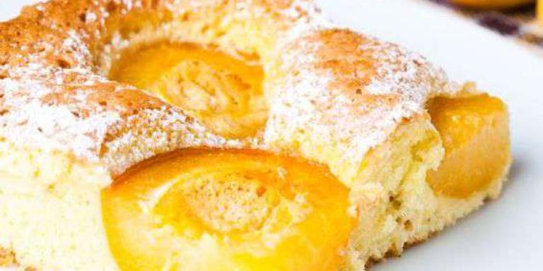 Нежный абрикосовый пирог - рецепт приготовления с фото от Maggi.ru