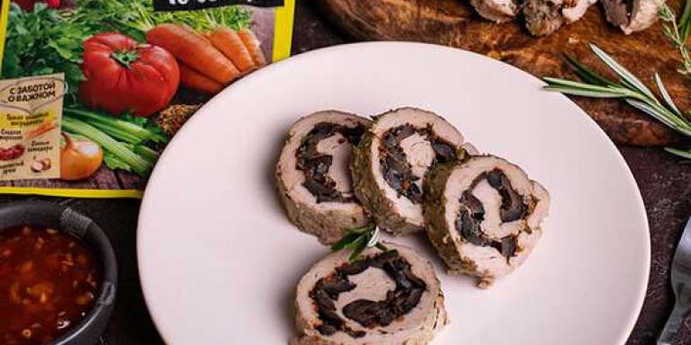 Мясной рулет из свиной вырезки деликатесный - рецепт с фото от Магги
