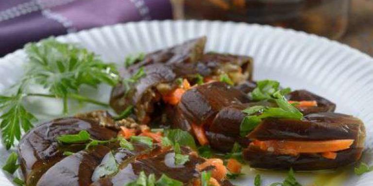 Баклажаны маринованные с морковью и чесноком - рецепт с фото от Магги