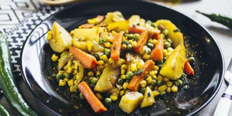 Ароматное овощное рагу карри - рецепт приготовления с фото