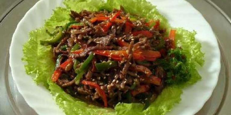 Огурцы с мясом по-корейски - рецепт приготовления с фото от Maggi.ru