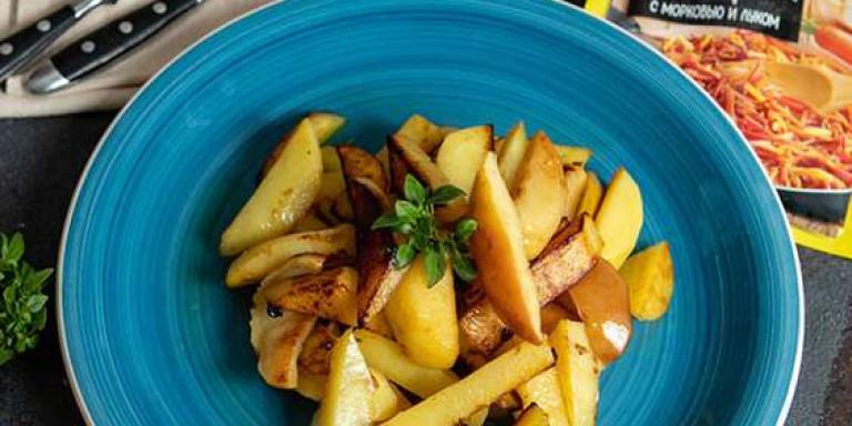 Гарнир из жареной картошки с яблоком - рецепт приготовления с фото от Maggi.ru