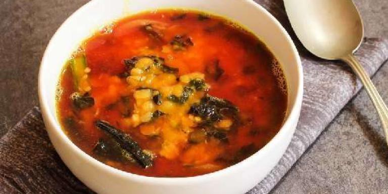 Чечевичный суп с томатами - рецепт приготовления с фото от Maggi.ru