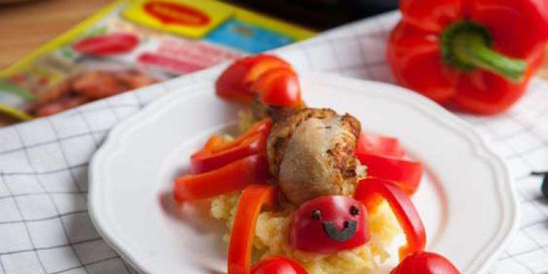 Сочная курица с картофельным пюре — рецепт с фото от Maggi.ru