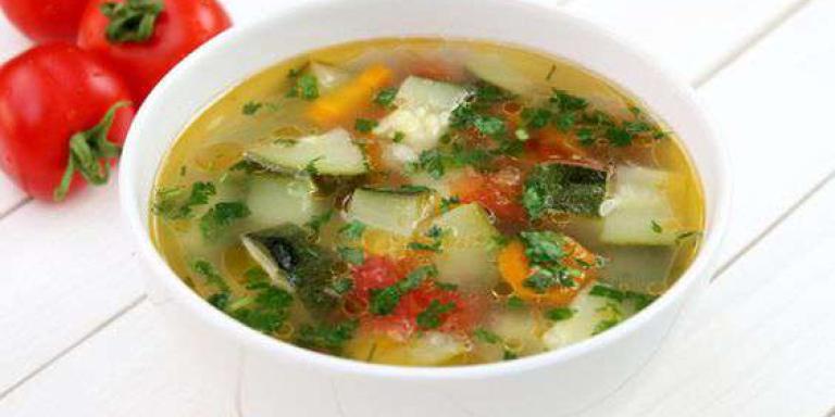 Овощной суп с кабачком - рецепт приготовления с фото от Maggi.ru