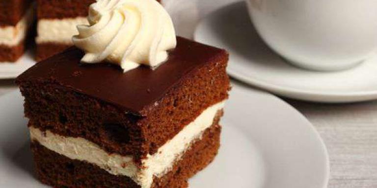 Шоколадный торт со взбитыми сливками - рецепт с фото от Maggi.ru