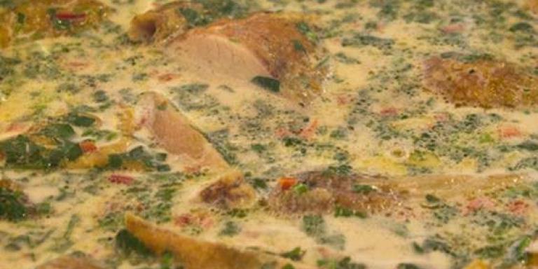 Цыпленок чкмерули в сливочном соусе - рецепт приготовления с фото от Maggi.ru
