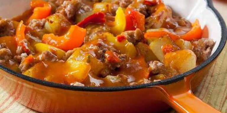 Amish One-Pan Ground Beef and Cabbage Skillet Recipe Yummly Recipe in 2020 Groun