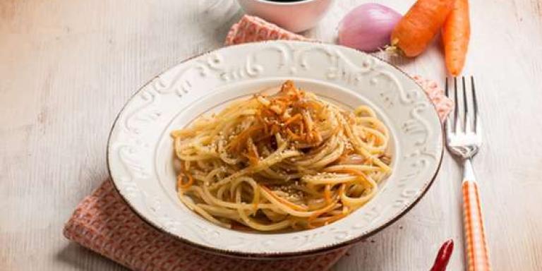 Спагетти с морковным соусом - рецепт приготовления с фото от Maggi.ru