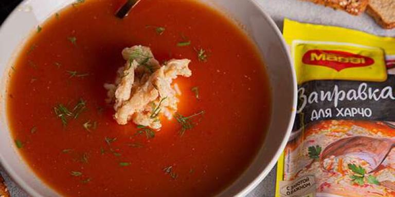 Суп харчо с соевым мясом - рецепт приготовления с фото от Maggi.ru