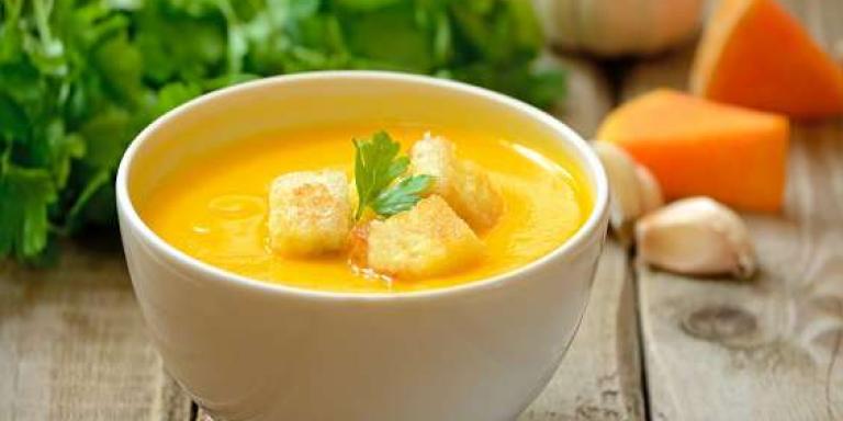 Суп из тыквы со сливками и крутонами - рецепт приготовления с фото от Maggi.ru