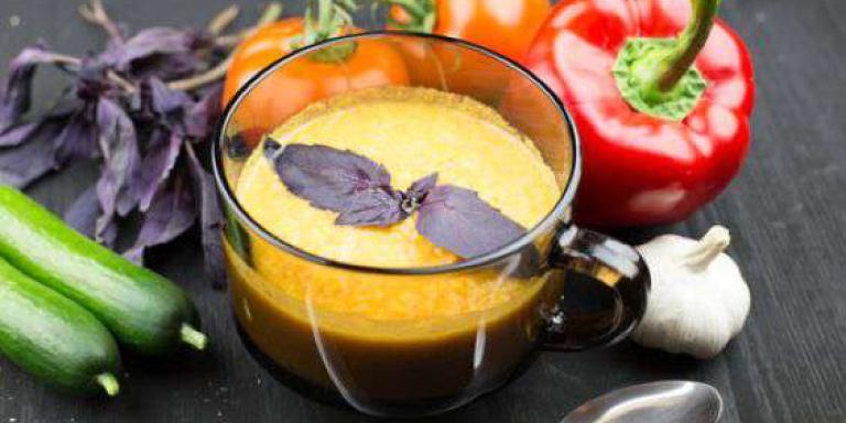 Овощной суп-пюре со свежим огурцом - рецепт приготовления с фото от Maggi.ru