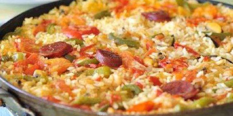 Ароматный рис с овощами по-испански - рецепт приготовления с фото от Maggi.ru