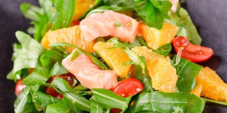 Салат с рукколой и красной рыбой - пошаговый рецепт с фото от экспертов Maggi