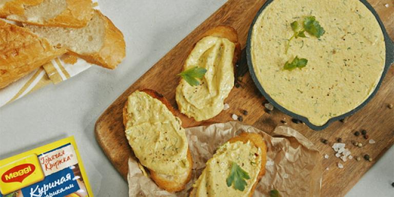 Простой паштет из кабачков и творожного сыра, пошаговый рецепт с фото