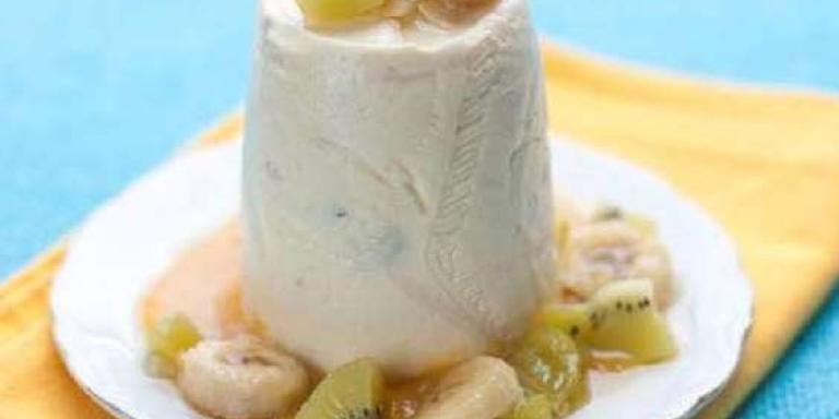 Мороженое из творога с мёдом и фруктами - рецепт с фото от Магги