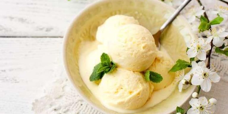 Домашнее мороженое на основе английского крема, рецепт с фото